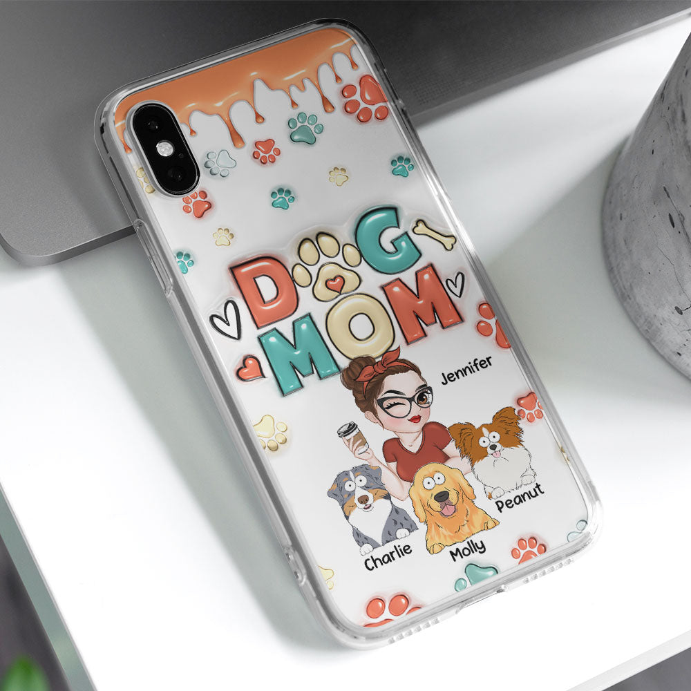 My Lovely Dog Ver 3 - Exclusive Personalized Custom 3D Inflated Effect TPU Phone Case for Smartphones