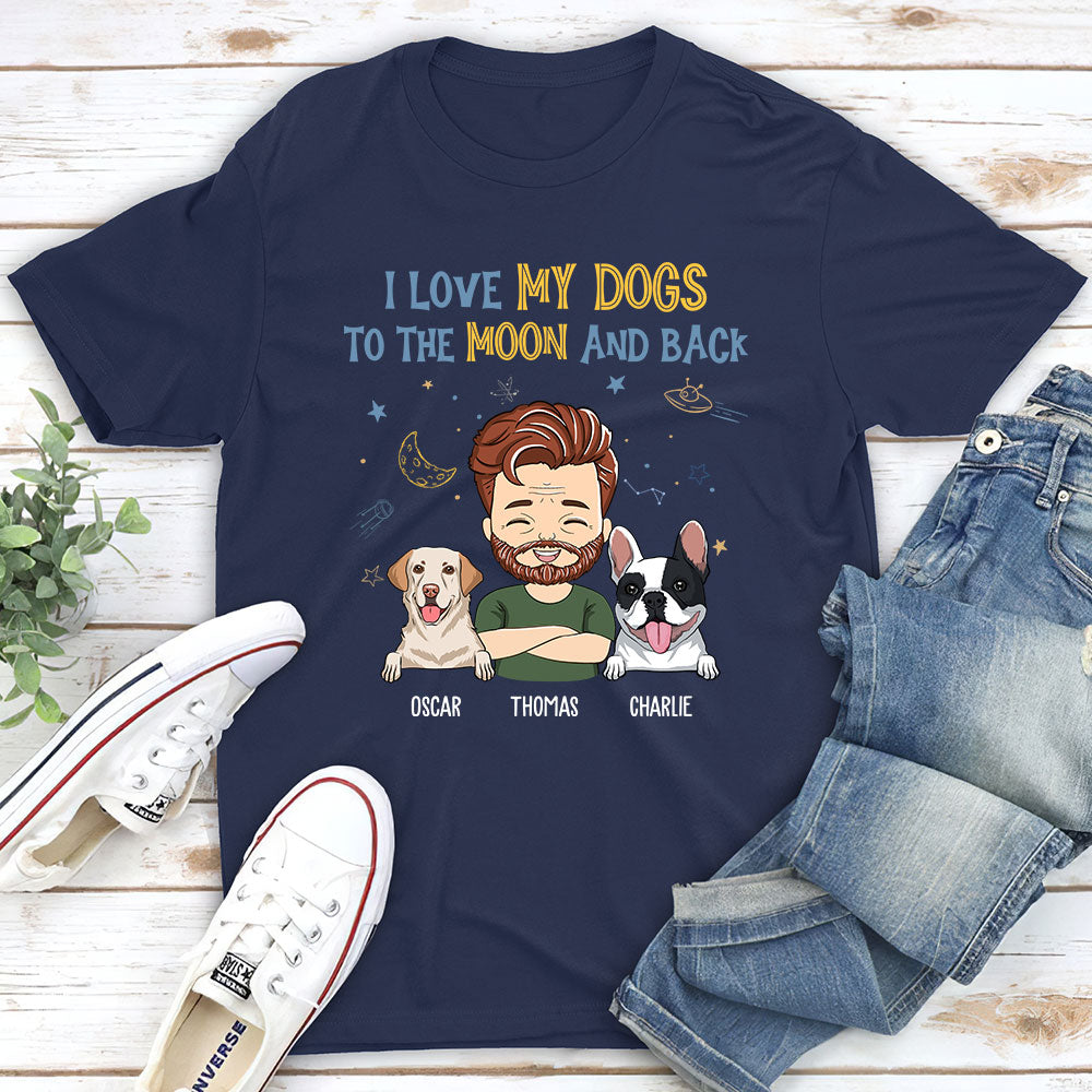 My Valentine Is - Personalized Custom Unisex 5.3 oz T-shirt for Pet Lovers