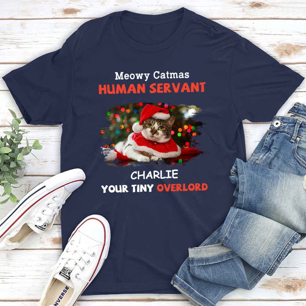 Meowy Catmas Servant - Stylish Personalized Custom Unisex 5.3 oz T-shirt