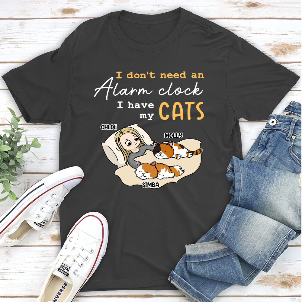 I Have My Cat - Personalized Custom Unisex 5.3 oz T-shirt for Pet Lovers