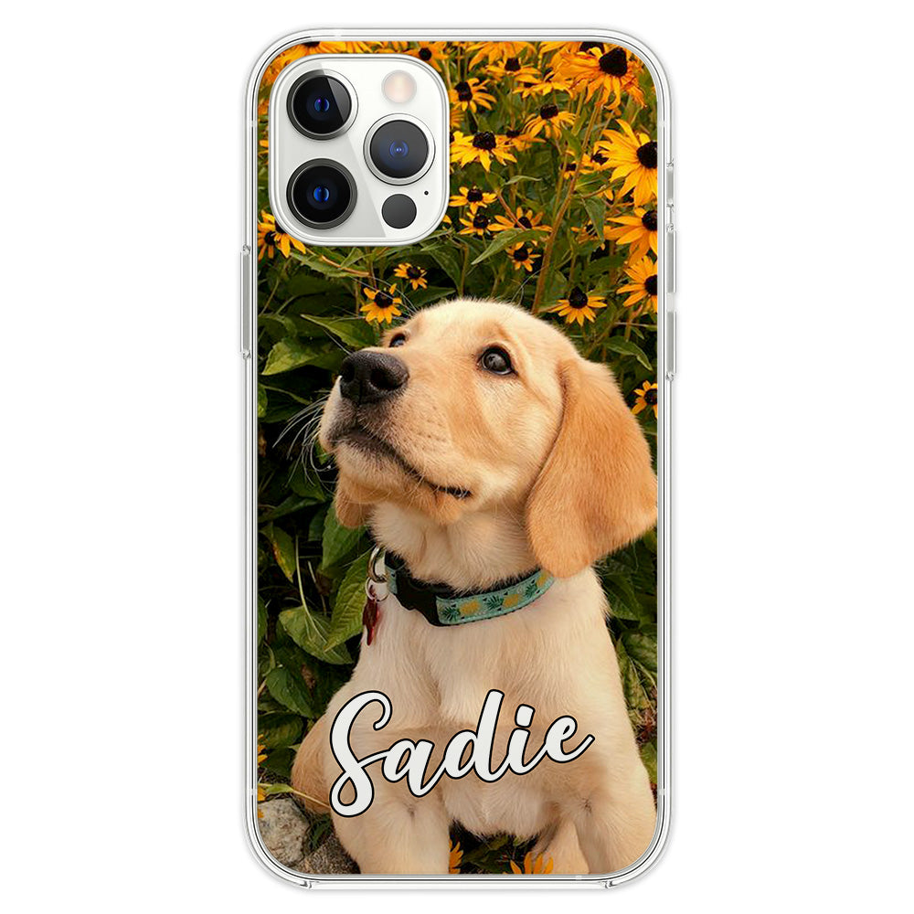 Personalized Custom Pet Photo Phone Case - Ideal for Dog and Cat Lovers