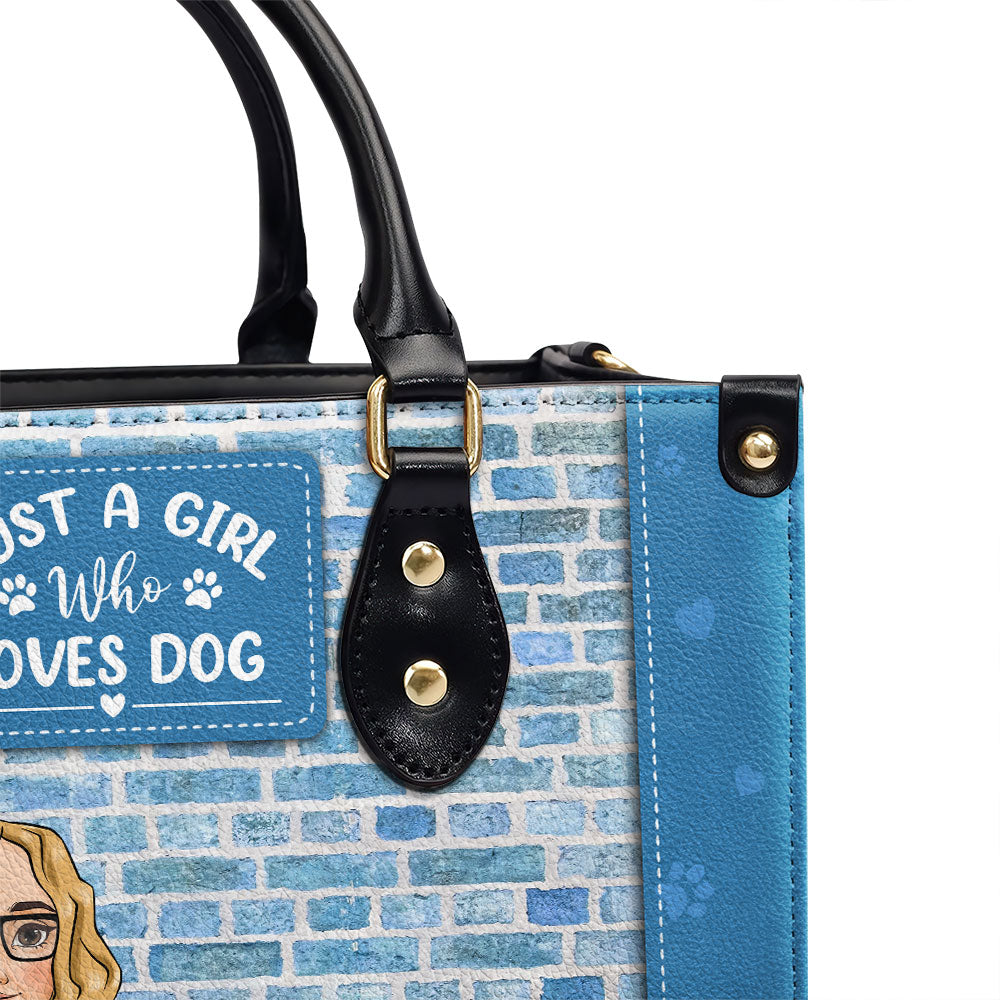 Personalized Custom Leather Bag: A Girl's Loving Tribute to Her Dogs