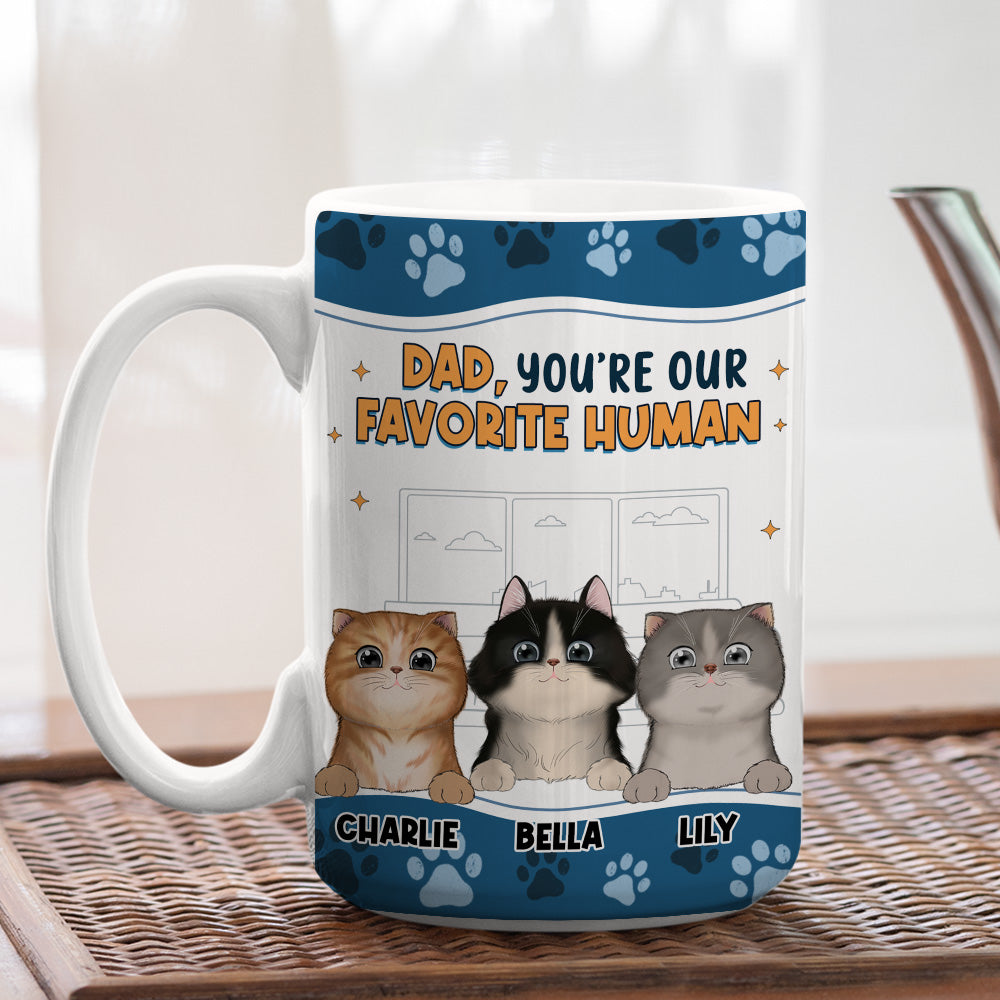 I Love You The Most Version Cat - Personalized Custom Coffee Mug for All Beverages