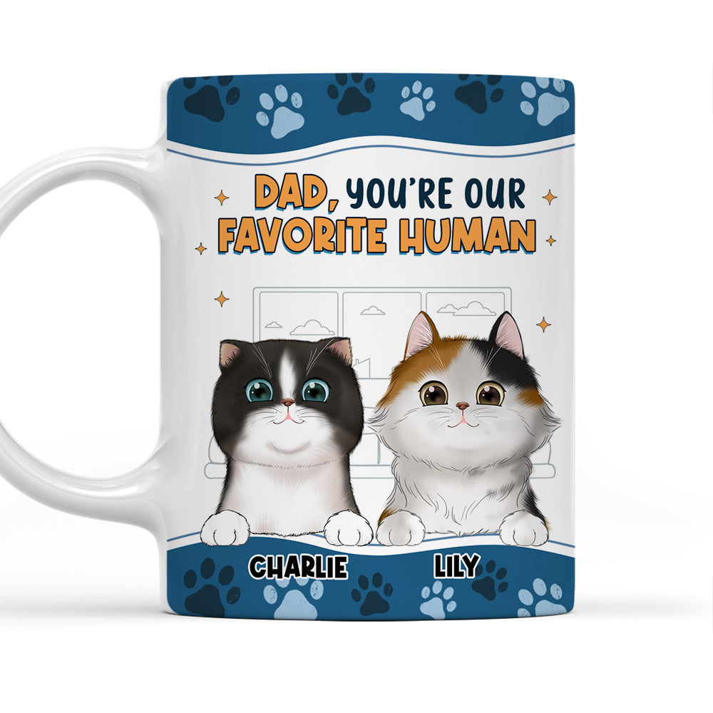 I Love You The Most Version Cat - Personalized Custom Coffee Mug for All Beverages