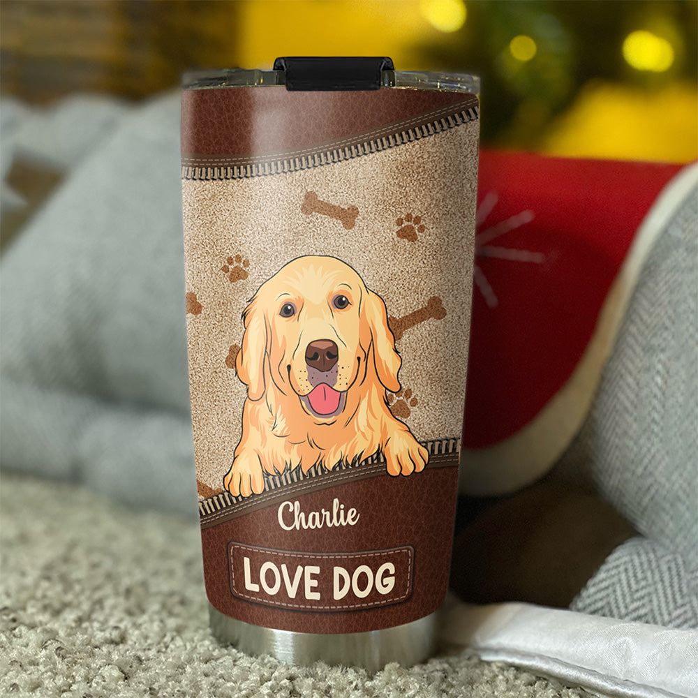 Life Is Better With My Lovely Dog - Personalized Custom 20oz Stainless Steel Tumbler for All Occasions