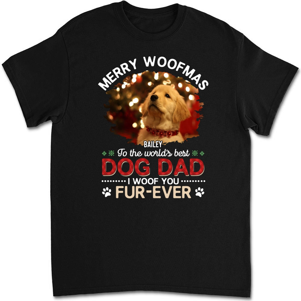 We Woof You Personalized Custom Unisex Photo T-shirt - Ideal Gift for Pet Lovers