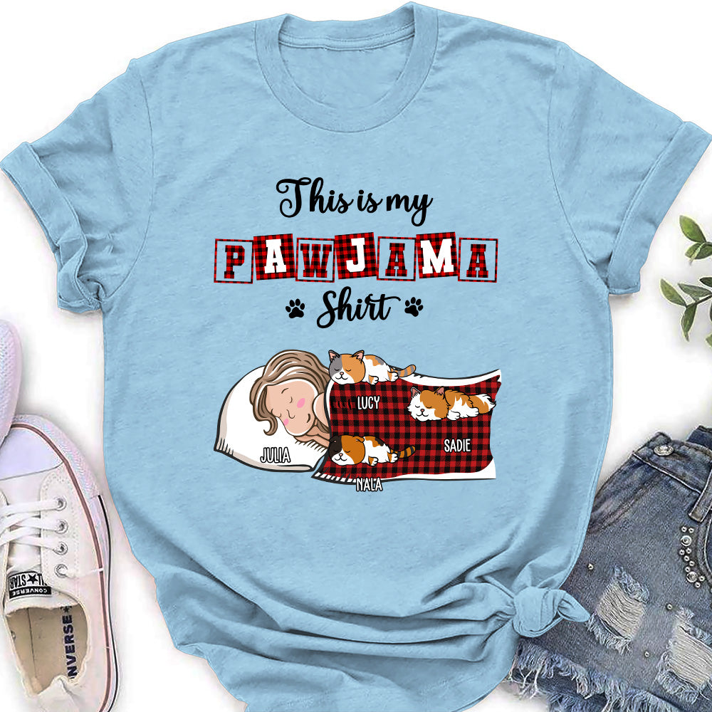Ver Cat 2 Personalized Custom Women's Sleepshirt - The Perfect Pet Lover's T-Shirt