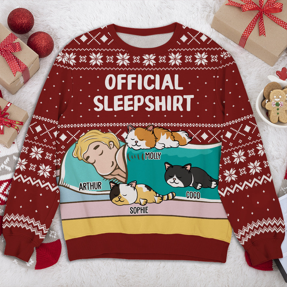 Personalized Custom All-Over-Print Cat Sleepshirt - Ideal Gift for Pet Lovers