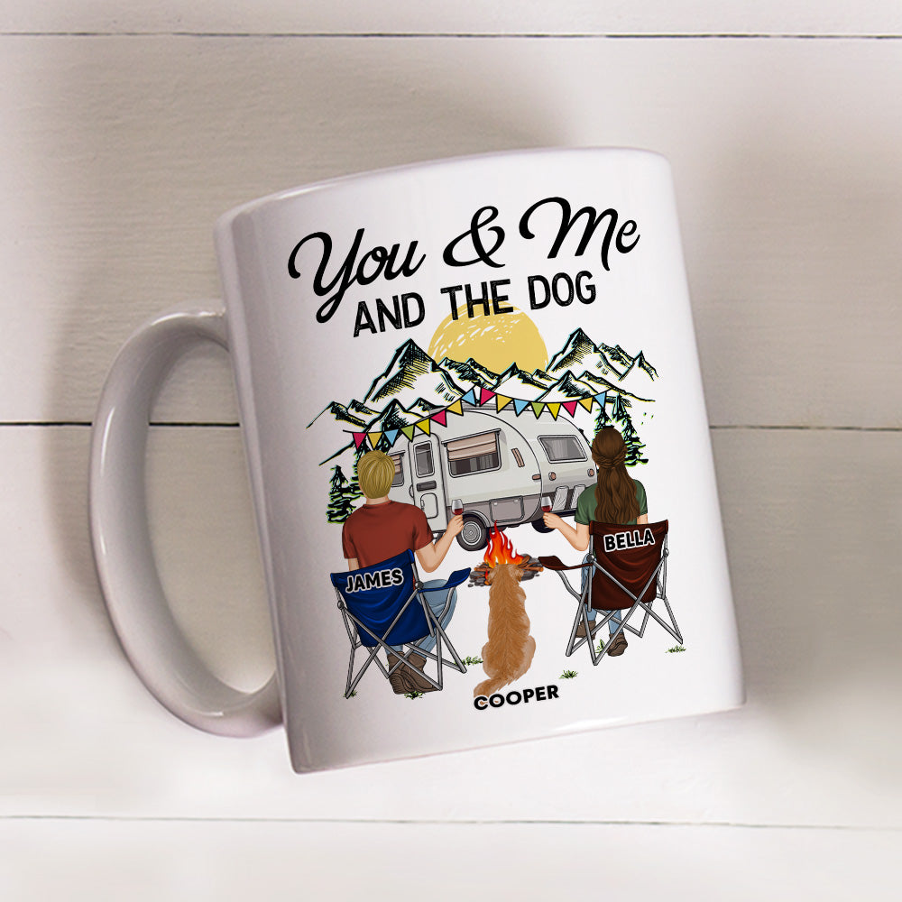 Personalized Custom 'You And Me And The Fur Babies' Coffee Mug - Ideal for Pet Lovers