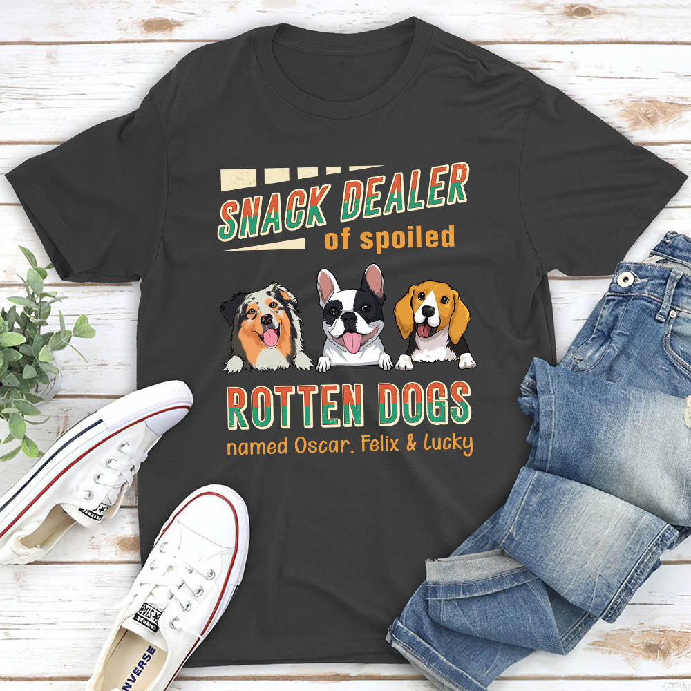 Best Snack Dealer - Personalized Custom Unisex 5.3 oz T-shirt for Pet Lovers