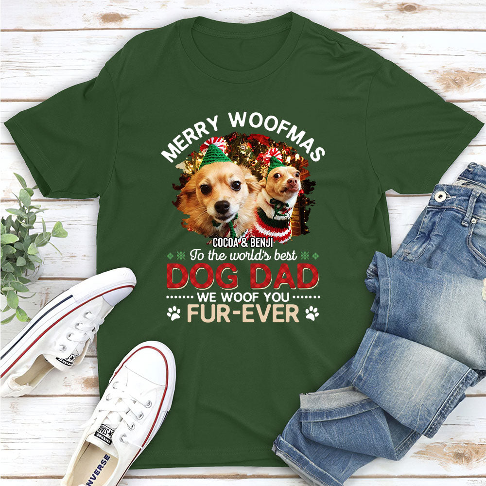 We Woof You Personalized Custom Unisex Photo T-shirt - Ideal Gift for Pet Lovers