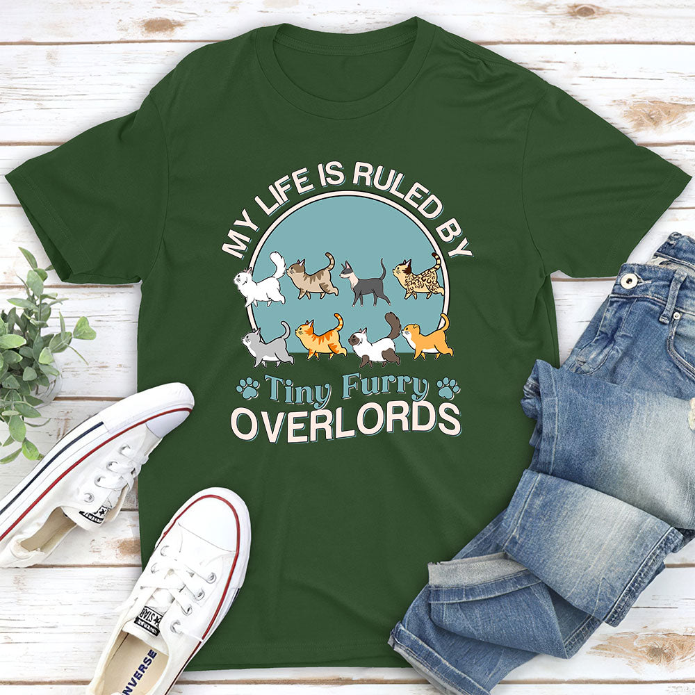 My Life Is Ruled 2 - Personalized Custom Unisex T-shirt for Pet Lovers