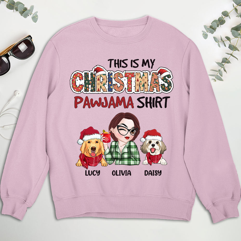 Personalized Custom Christmas Pawjama Unisex 8.0 oz Sweatshirt