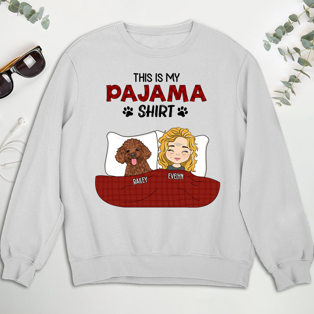 Custom Personalized Pet Pajama Sweatshirt - 8.0 oz Unisex Fit