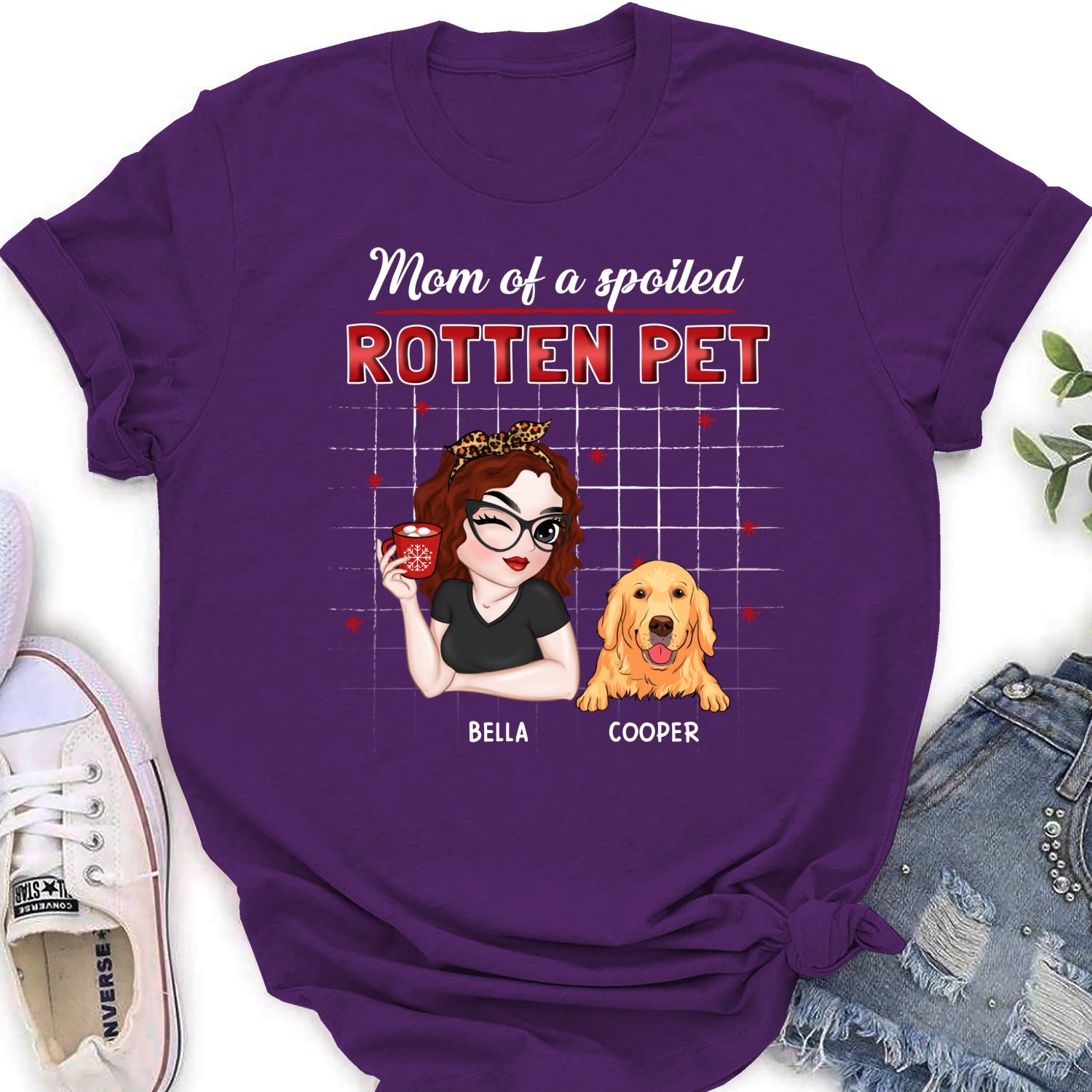 Best Pet Dad Mom - Personalized Custom Women's T-shirt: A Perfect Gift for Pet Lovers