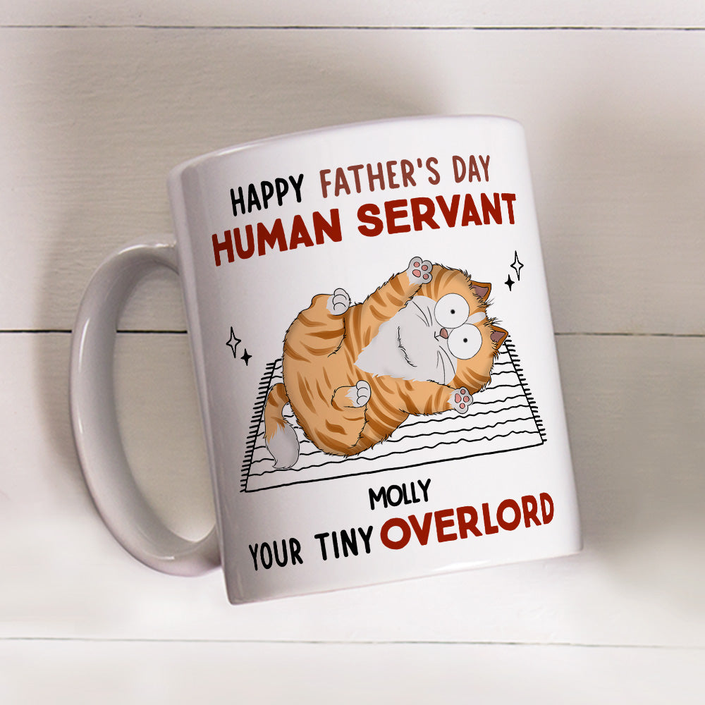 Personalized Custom Coffee Mug - The Ideal Gift for Pet Lovers, Your Tiny Overlord's Human Servant