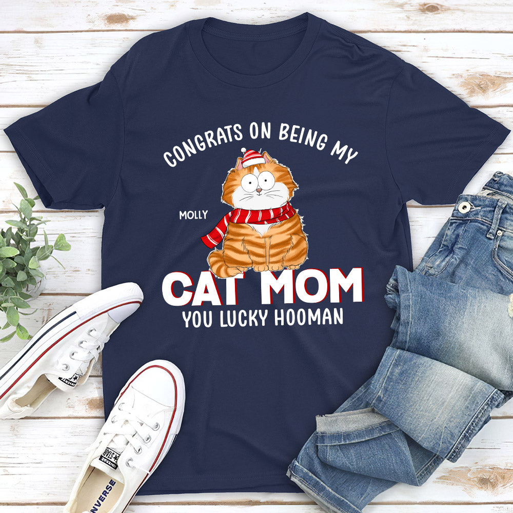 Congrats Hooman - Premium Personalized Custom Unisex T-shirt for Pet Lovers