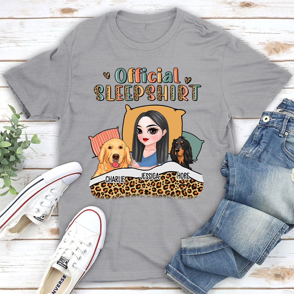 Sleepshirt Ver 2 - Personalized Custom Unisex Cotton T-Shirt for Pet Lovers