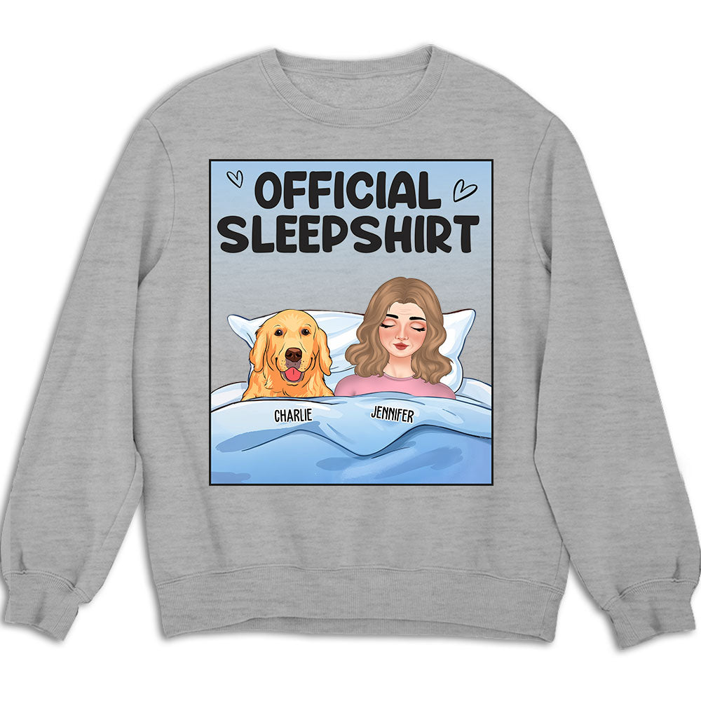 This Is My Sleepshirt - Personalized Custom Unisex 8.0 oz Sweatshirt for Pet Lovers
