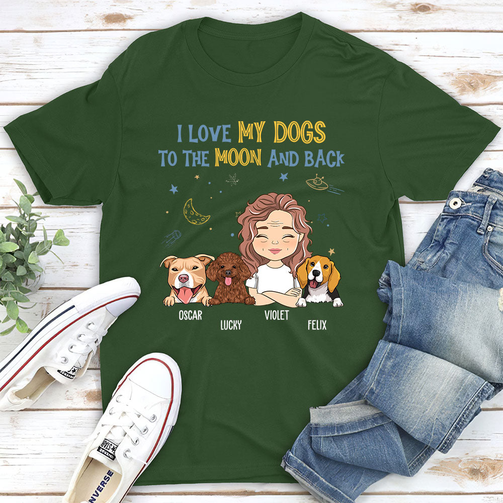 My Valentine Is - Personalized Custom Unisex 5.3 oz T-shirt for Pet Lovers