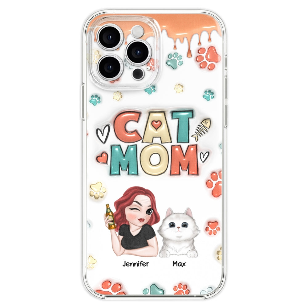 My Lovely Cat - Personalized Custom 3D Inflated Effect Smartphone Case for Unique Style