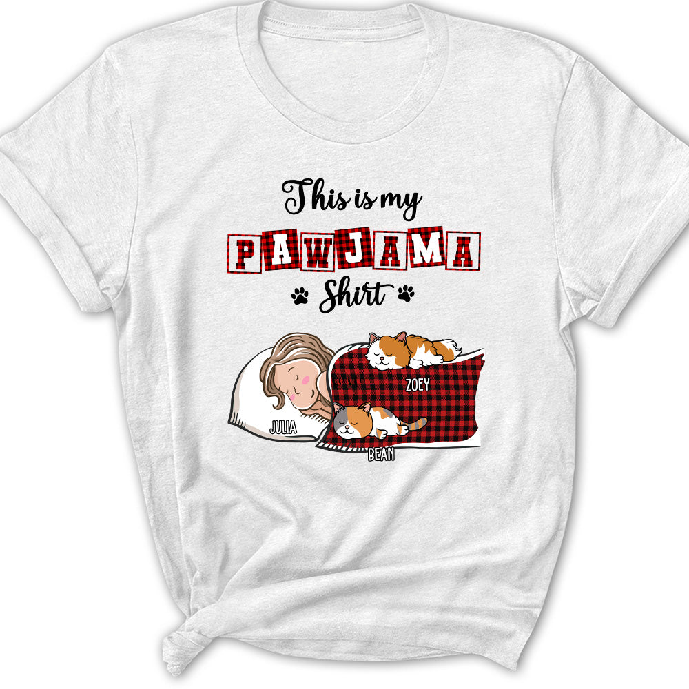 Ver Cat 2 Personalized Custom Women's Sleepshirt - The Perfect Pet Lover's T-Shirt