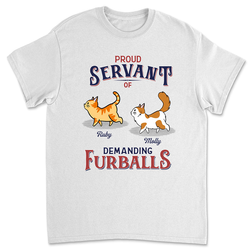 Demanding Furball - Personalized Custom Unisex 5.3 oz T-shirt for Pet Lovers