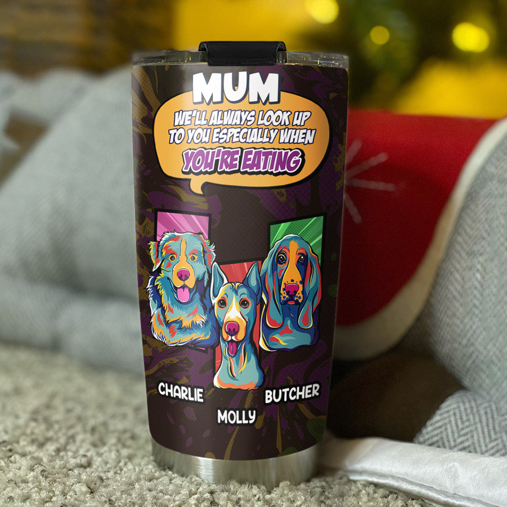 Personalized Custom Tumbler - 'I Will Always Look Up To You' with Long-lasting Temperature Retention