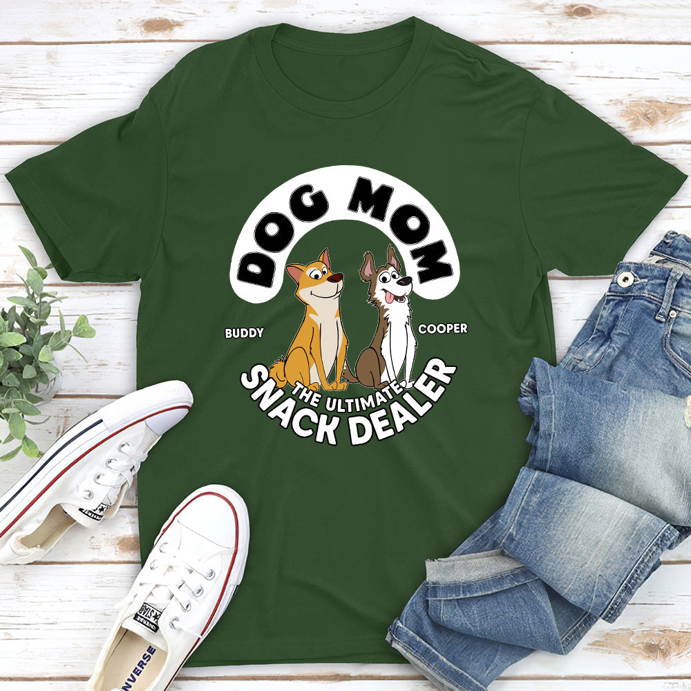 Ultimate Personalized Custom Unisex 5.3 oz T-shirt for Snack Lovers and Pet Enthusiasts