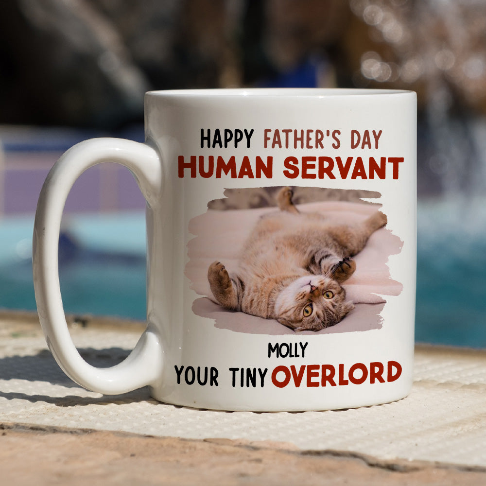 Personalized Custom Coffee Mug - The Ideal Gift for Pet Lovers, Your Tiny Overlord's Human Servant