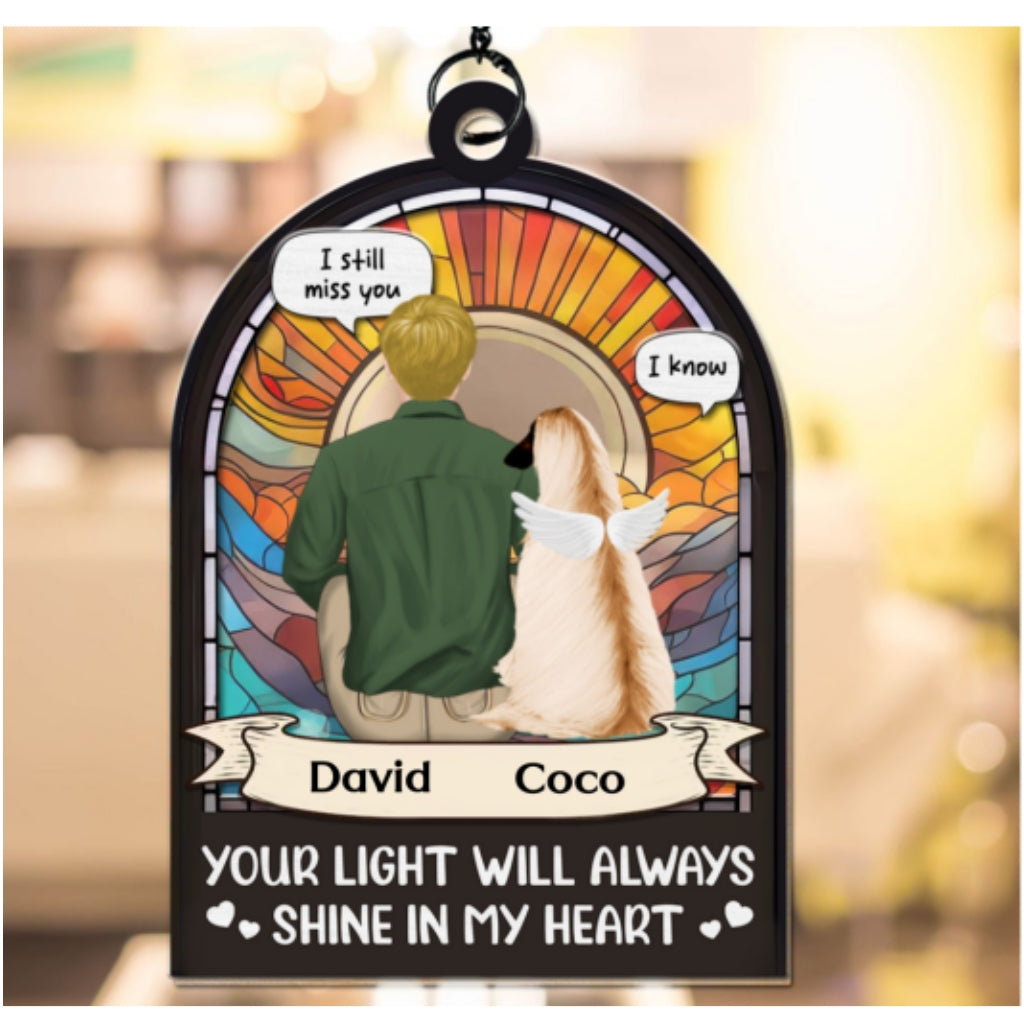 Always With You - Personalized Custom 6 - 8 Inches Suncatcher for Special Occasions