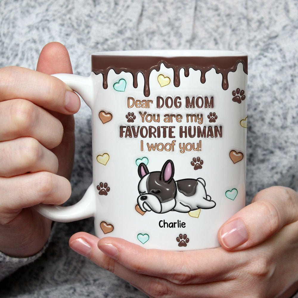 Favorite Human Version 2 - Personalized Custom 3D Inflated Effect 11oz Ceramic Mug