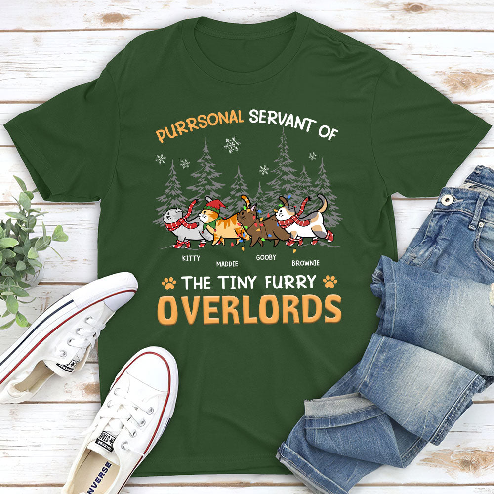 Servant In Winter Forest - Customizable Unisex 5.3 oz Personalized T-shirt for Pet Lovers
