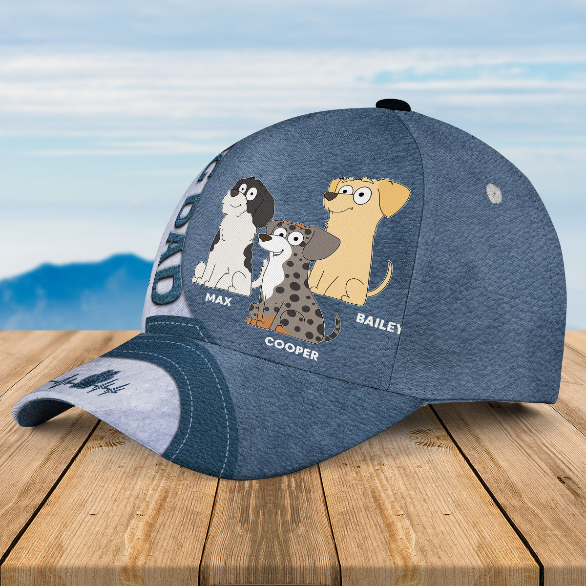 Love Dog - Customizable Personalized Premium Polyester Cap for Dog Owners