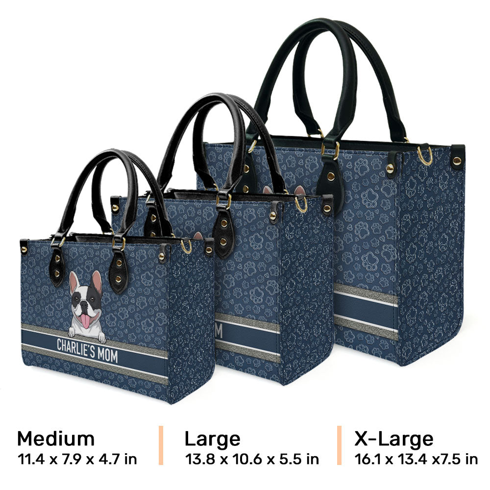 Exclusive Personalized Custom Leather Bag for Dog Moms