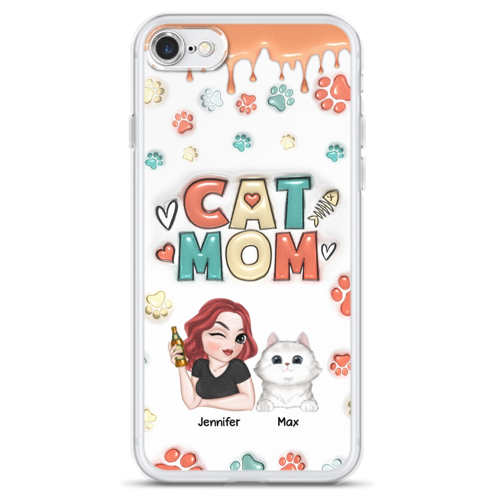 My Lovely Cat - Personalized Custom 3D Inflated Effect Smartphone Case for Unique Style