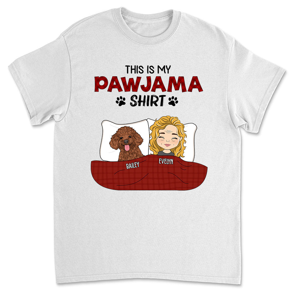 Personalized Custom Unisex Pawjama Shirt - Perfect Gift T-shirt