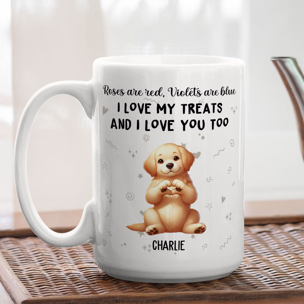 Love Treats Love You - Premium Personalized Custom Coffee Mug for Pet Lovers