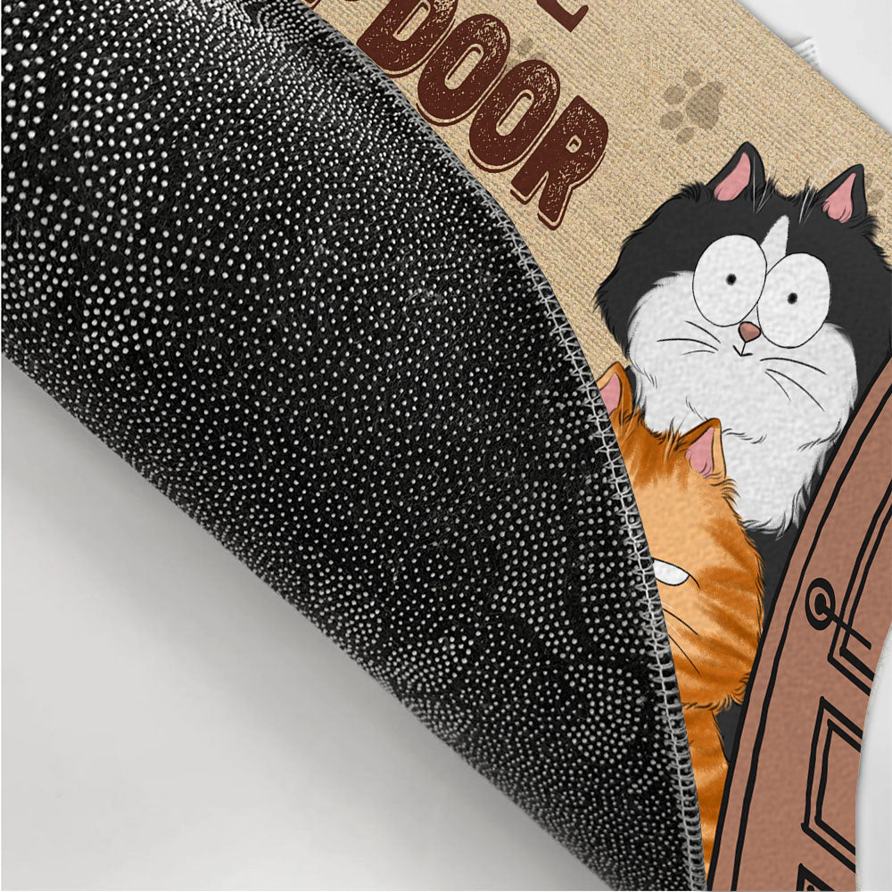 Cats Planning 2 - Customizable Personalized Doormat for Pet Lovers