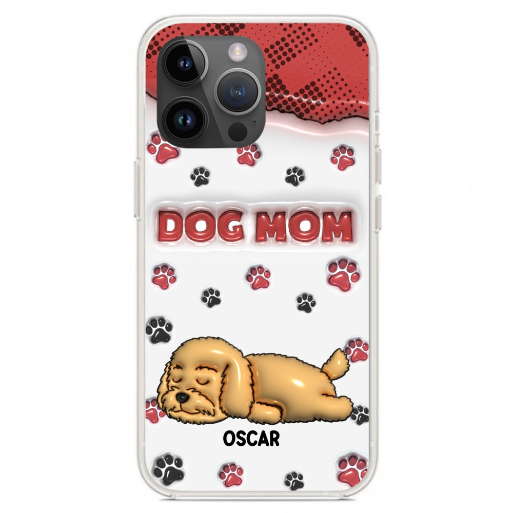 Dog Mom Version 2 - Exquisite Personalized Custom 3D Inflated Effect Phone Case for Fashion - Forward Dog Lovers