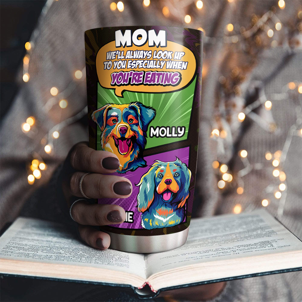 Personalized Custom Tumbler - 'I Will Always Look Up To You' with Long-lasting Temperature Retention