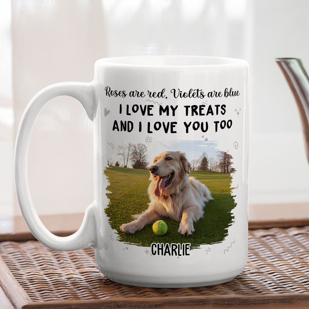 Love Treats Love You - Premium Personalized Custom Coffee Mug for Pet Lovers