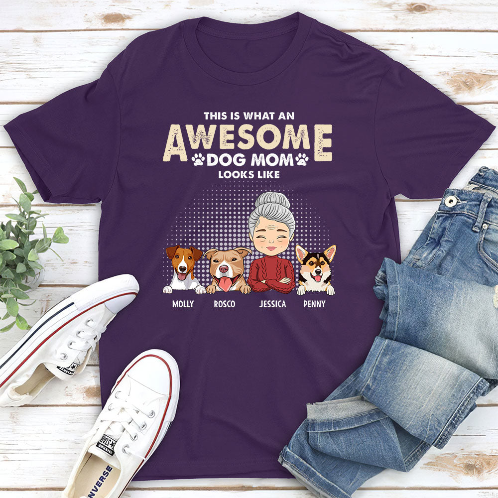 Awesome Personalized Custom Unisex Dog Mom/Dad T-shirt - Ideal Gift for Pet Lovers