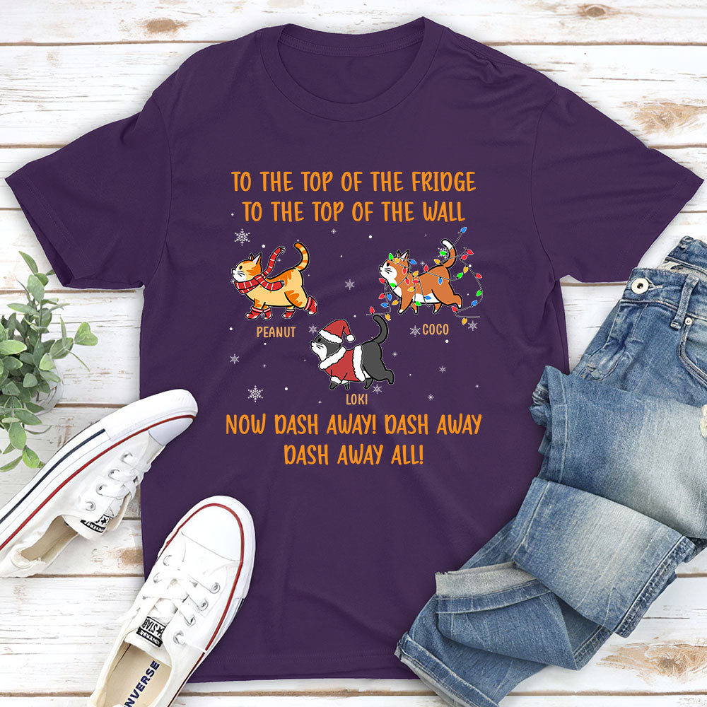 Dash Away - Personalized Custom Unisex 5.3 oz T-shirt for Pet Lovers