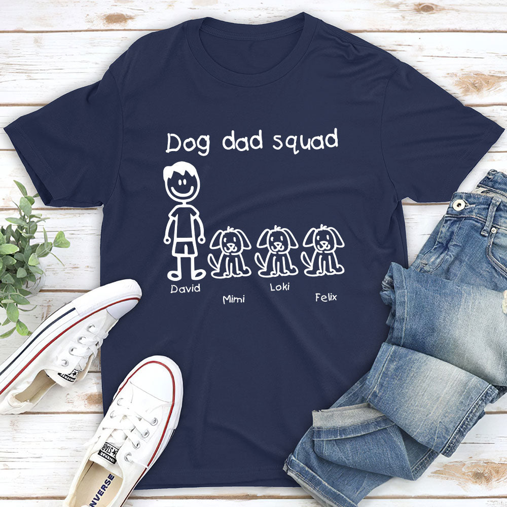 Living The Dream 2 - Personalized Custom Unisex 5.3 oz T-shirt for Pet Lovers