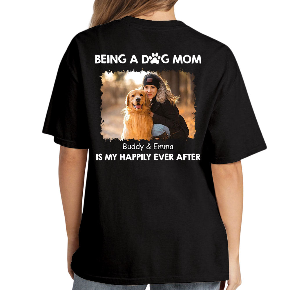 Happy Together Photo - Personalized Custom Unisex 5.3 oz T-shirt for Pet Lovers