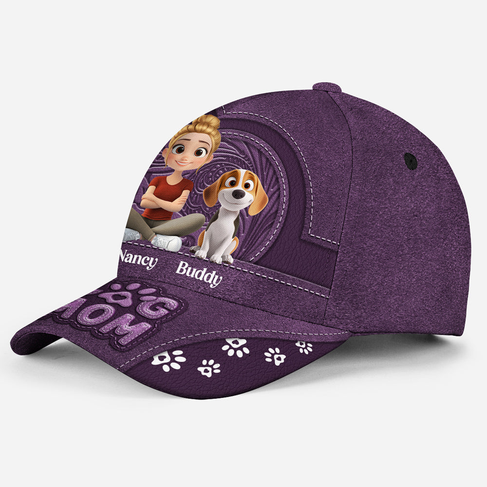 Chibi Cartoon Dog Mom - Personalized Custom Premium Comfort Classic Cap for Ultimate Sun Protection