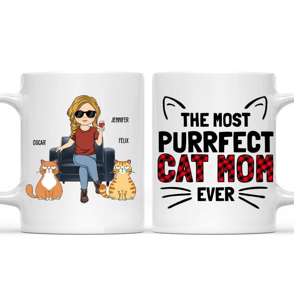 The Most Purrfect Customizable Personalized Cat Coffee Mug for Pet Lovers