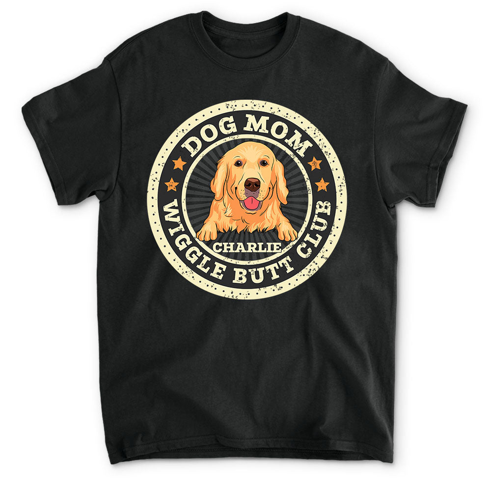 Wiggle Butt Club - Personalized Custom Unisex 5.3 oz T-shirt for Pet Lovers