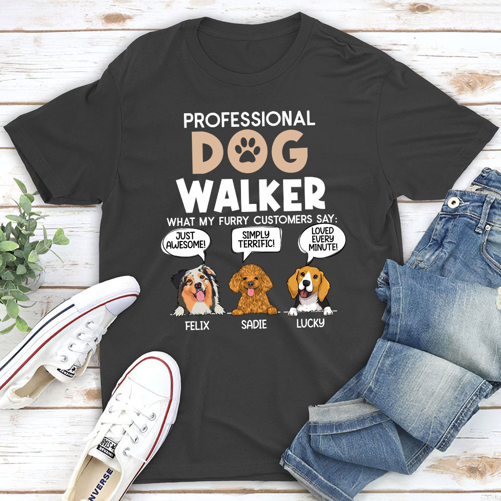 My Furry Customer - Personalized Custom Unisex 5.3 oz T-shirt for Pet Lovers